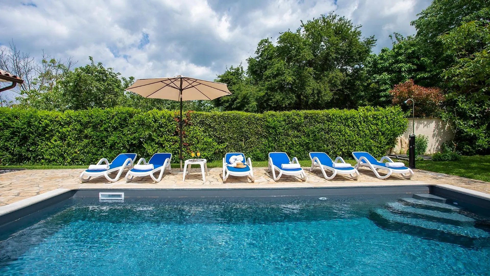 度假居 Elegant Villa With Private Pool And Stunning Garden In The Picturesque Village Of Brhanici Svetvinčenat